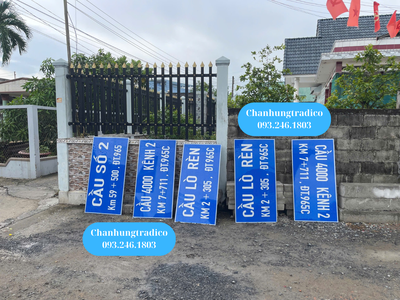 Sản xuất và cung cấp biển báo giao thông phản quang và trụ 7