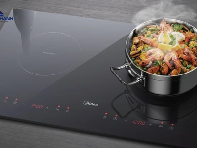 Midea mc id358 bếp từ đôi thông minh giá dưới 3 triệu