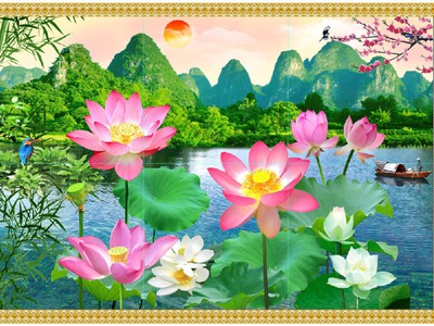 Tranh gạch men 3d trang trí nhà cửa - SXX44 2