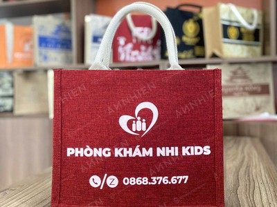 Thiết kế in ấn sản xuất túi vải đay tại Vĩnh Long 1
