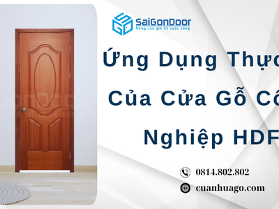 Ứng Dụng Thực Tế Của Cửa Gỗ Công Nghiệp HDF 2