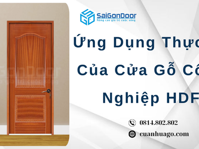Ứng Dụng Thực Tế Của Cửa Gỗ Công Nghiệp HDF 3