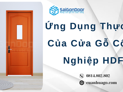 Ứng Dụng Thực Tế Của Cửa Gỗ Công Nghiệp HDF 4
