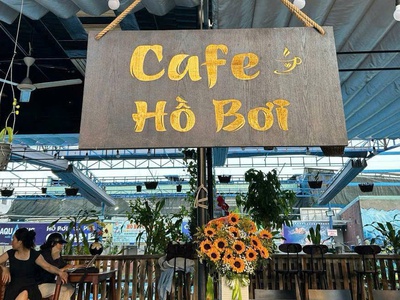 Sang nhượng quán cafe view hồ bơi tại hòa xuân, cẩm lệ, đà nẵng 0