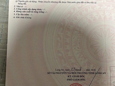 Chính chủ cần bán miếng đất ở mỹ hạnh bắc, đức hòa, long an. 2
