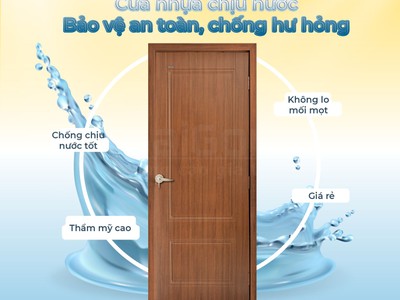 Cửa nhựa giả gỗ chất lượng 0