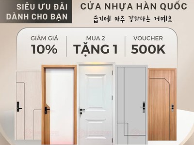 Chống Nước   Chống Mối   Đẹp Mê: Cửa Nhựa ABS Hàn Quốc Là Đây 0