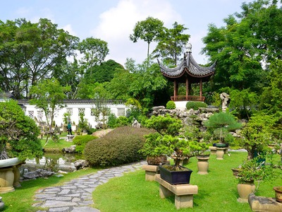 Vẻ đẹp trầm lắng từ biệt thự sân vườn phong cách Trung Hoa 2