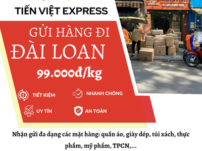 Gửi hàng đi Đài Loan - Tiến Việt Express 0