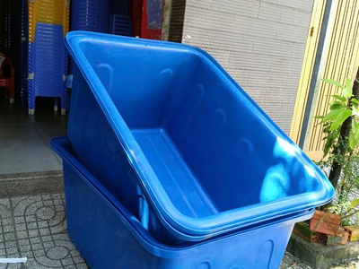 Thùng chữ nhật 500lit nuôi cá, trồng cây. 2