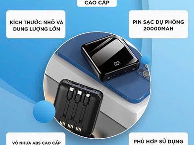 Thanh lý pin sạc dự phòng 20000mah như hình ảnh 4