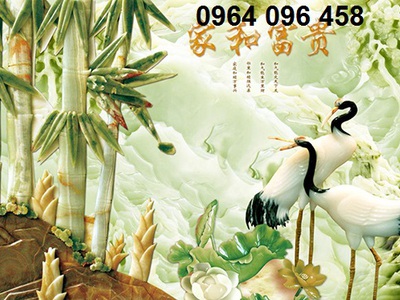 Tranh gạch men 3d ốp tường phòng khách đẹp - CXV55 4