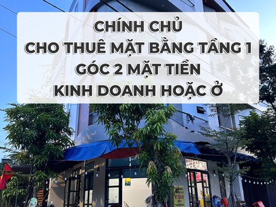Chính chủ cho thuê tầng trệt 2 Mặt tiền 50m2 - Q.Thanh Khê 0