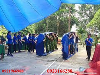Cho thuê vòng tròn bạt , vòng bạt chơi vòng tròn đồng đội 3