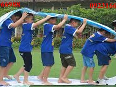 Cho thuê vòng tròn bạt , vòng bạt chơi vòng tròn đồng đội 4