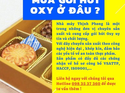 Sử dụng gói Oxytoc - Bảo quản bánh Trung thu chuẩn chỉnh 3