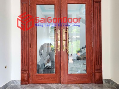 Cửa thép vân gỗ 0