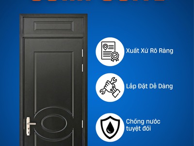 Cửa nhựa Composite đẳng cấp cho không gian hiện đại 0