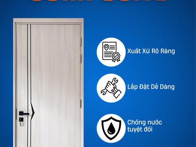 Cửa nhựa Composite đẳng cấp cho không gian hiện đại 1