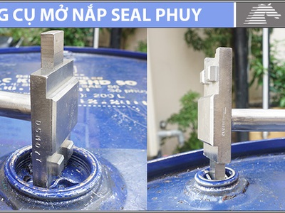 Dụng Cụ Mở Nắp Thùng Phuy 200L Bằng Sắt- Giá Rẻ Tại Tp Hcm 0