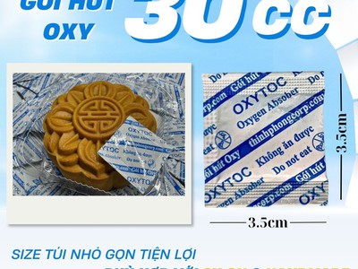 Gói hút oxy 30CC bảo quản bánh trung thu khỏi mốc 4
