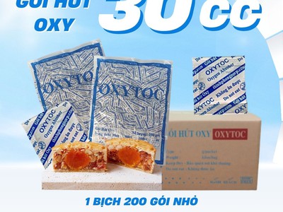 Gói hút oxy 30CC bảo quản bánh trung thu khỏi mốc 1
