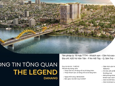 TheLEGEND CITY   Căn hộ biểu tượng ngay đầu cầu rồng   Đặt chỗ chỉ 50tr  Chiết khấu 13 4