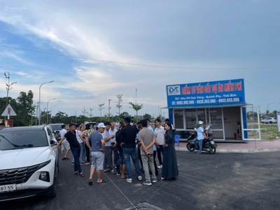 Mở bán 119 lô đất kdc quang trung, quỳnh mỹ gần trường học, ủy ban, kcn sao vàng. gía chỉ từ 1tỷ6xx 4