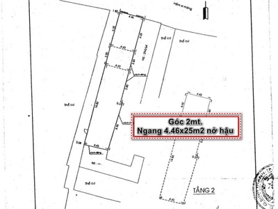 Nhà cũ hxh 294 xô viết nghệ tĩnh, phường 21 bình thạnh. diện tích 4,6x25m công nhận 110m2 giá 21 tỷ 1