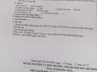 Cần bán nhà đẹp tô hiệu, hiệp tân, tân phú. diện tích 4.25x16m trệt 3 lầu. giá 8.8 tỷ 0
