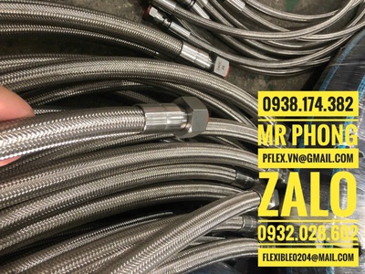 Ống mềm dẫn hóa chất PTFE-ống dẫn hóa chất kết nối mặt bích 2