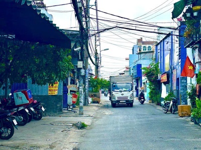 Chỉ 10tr/m2 xe tải ngủ né  8x47  đông hưng thuận 11, q12 - nở hậu 3