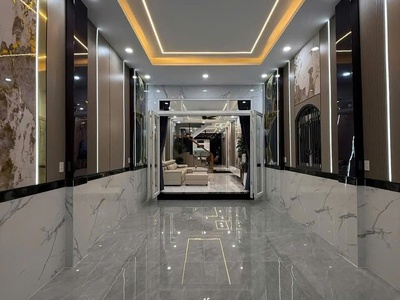 Bán nhà  4x15  góc 2 mặt tiền đẹp thới an 13, quận 12   đường 16m, 1 trệt 3 lầu, giá tốt 2