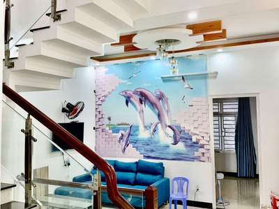 Kiệt thẳng thông 30m ra mt hoàng diệu 80m2, 4 tầng chất lừ, gia chủ xây ở, đi bộ chợ, trường, 1