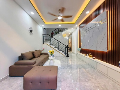 Bán nhà 2 tầng mới phạm văn chiêu gần lê văn thọ, 4m x 13m, giá chỉ 4.85 tỷ tl 0