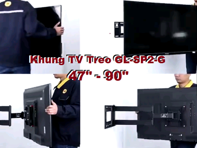 Khung treo tivi GL-SP2-G, giá treo tivi đa năng GL-SP2-G 1
