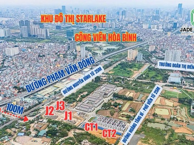 Chung cư Jade Square đường Nguyễn Đình Tứ phường Xuân Đỉnh Bắc Từ Liêm cạnh Phạm Văn Đồng Vành Đai 3 13