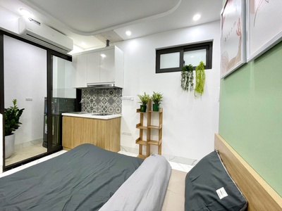 Cho thuê ccmn cực đẹp giá rẻ ngõ 105 láng hạ, đống đa 1