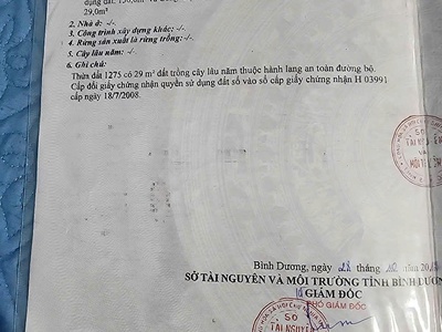 Bán đất mặt tiền ngang 5,8m , đường khánh bình 2,tân uyên, tổng diện tích  179m2 giá cực tốt 3