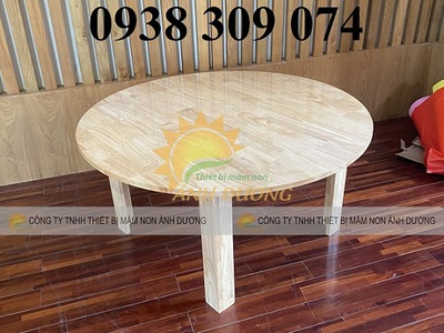 Bàn gỗ mẫu giáo, bàn gỗ mầm non, bàn học gỗ cho bé mầm non 5