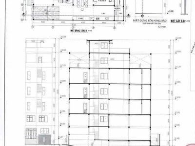 Giảm 1 tỷ bán gấp mtkd, ngang 6m, sát đường quang trung, gpxd 1 hầm 7 lầu, 198m2 2