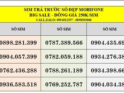 Xả lô trả trước mobifone - vào tên chính chủ 12