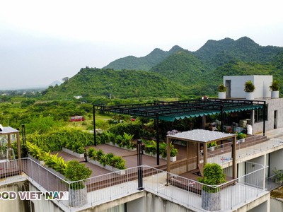 Sàn gỗ nhựa, chòi nghỉ sử dụng gỗ nhựa 0