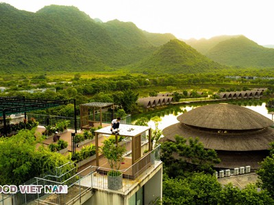 Sàn gỗ nhựa, chòi nghỉ sử dụng gỗ nhựa 1