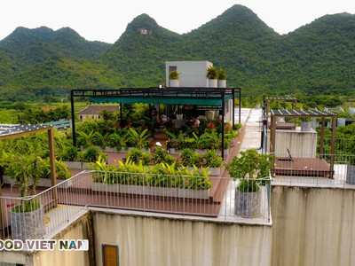 Sàn gỗ nhựa, chòi nghỉ sử dụng gỗ nhựa 2