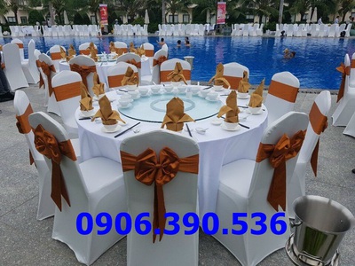 Địa chỉ cung cấp khăn bàn,khăn ăn, áo ghế, nơ ghế uy tín, chất lượng 14