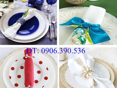 Địa chỉ cung cấp khăn bàn,khăn ăn, áo ghế, nơ ghế uy tín, chất lượng 0
