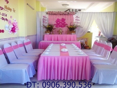 Địa chỉ cung cấp khăn bàn,khăn ăn, áo ghế, nơ ghế uy tín, chất lượng 3