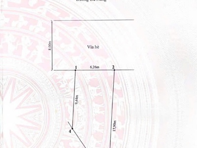 Mặt đường Đà Nẵng - 85,3m2 - ngang 6,26m cực hiếm - vỉa hè rộng - giá siêu tốt 11,5 tỷ 1