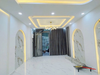 Nhà xây mới nở hậu hẻm thẳng phạm thế hiển p6 q8. giá 4,05 tỷ tl 2